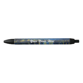 Stylo Noir Vincent van Gogh - Nuit étoilée sur le Rhône