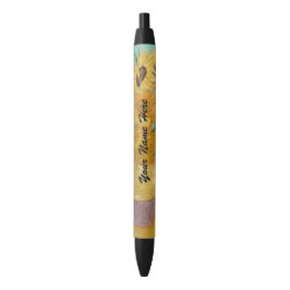 Stylo Noir Vincent Van Gogh - Vase avec douze tournesols