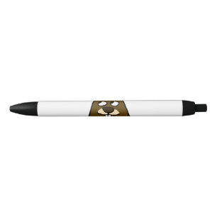 Stylo Noir Visage de la marmotte