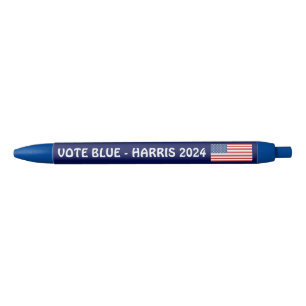 Stylo Noir Vote bleu Élection politique de Kamala Harris 20