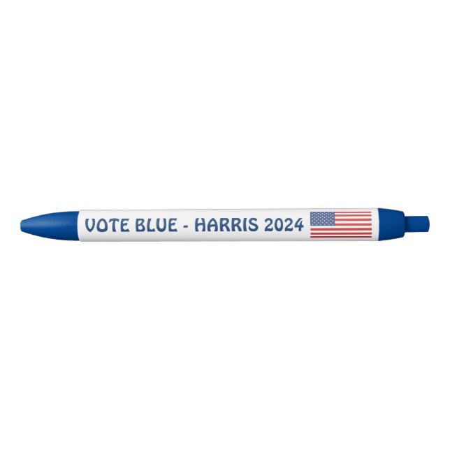 Stylo Noir Vote bleu | Élection politique de Kamala Harris 20 (Devant)