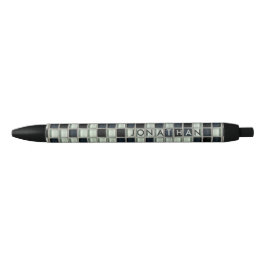 Stylo Noir Votre nom dans les mots croisé