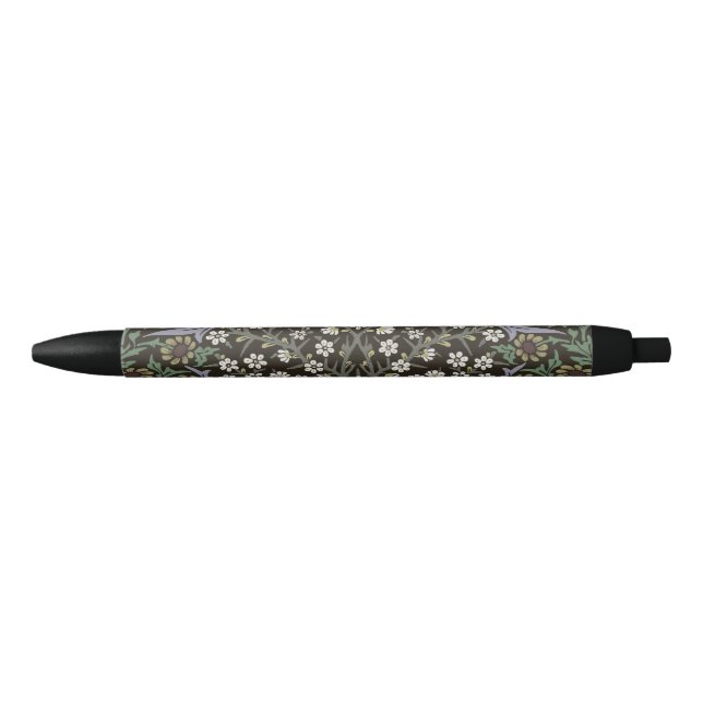 Stylo Noir William Morris Blackthorn Tapestry Floral (Devant)