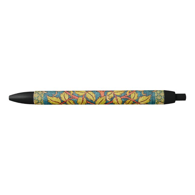 Stylo Noir William Morris Rose Wreath : Arts et Métiers class (Devant)