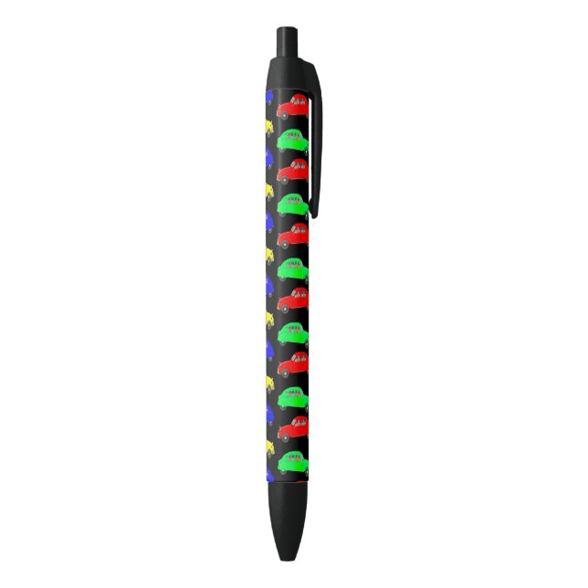 Stylo Noir Witty Citroen 2CV Motif carrelé (Bas (Vertical))