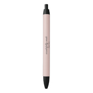 Stylo Noir Wonderfully Made Christian Pen – Psalm 139:14
