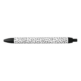 Stylo Noir Zones Dalmatiennes minimalistes Simple Moderne Cut
