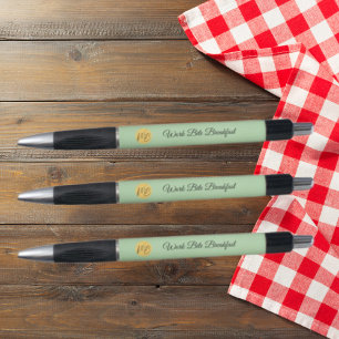 Stylo Nom commercial moderne et logo promotionnel