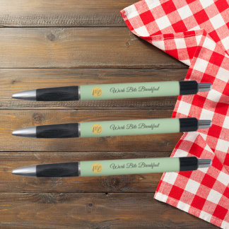 Stylo Nom commercial moderne et logo promotionnel