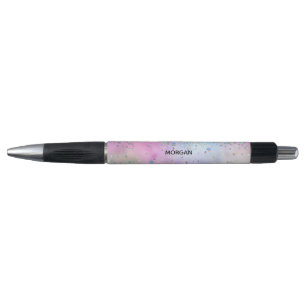 Stylo Nom de la Parties scintillant holographique Irides