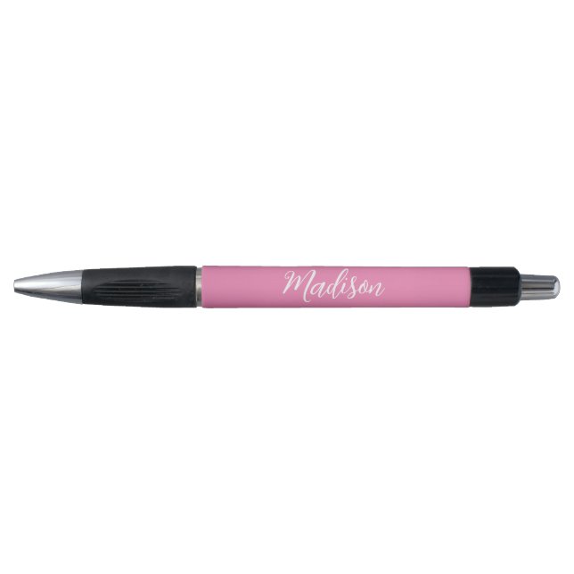 Stylo Nom des filles roses tendance Script manuscrit per (Devant)
