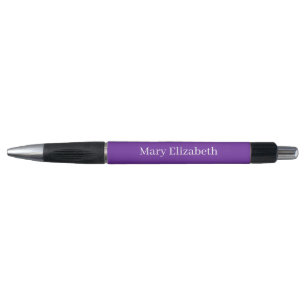 Stylo Nom ou initiales de la Personnaliser Violet