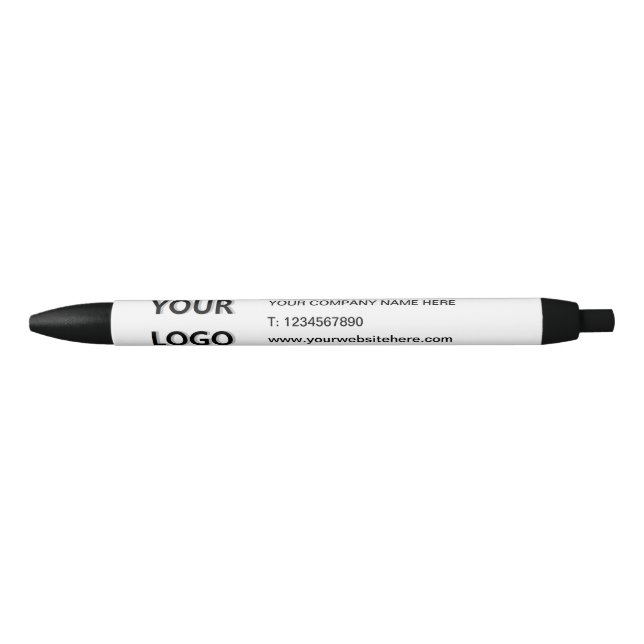 Stylo nominatif à logo d'entreprise promotionnel - (Devant)