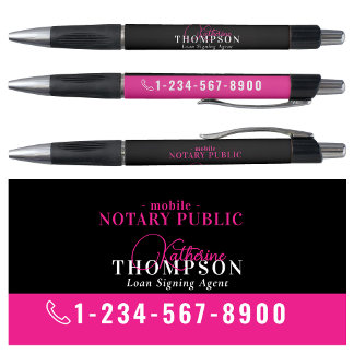 Stylo Notary Signing Agent Pink Black Phone Number
