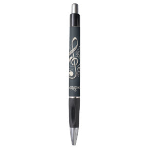 Stylo Note sur le Clé musical de nom personnalisé