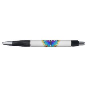 Stylo Oeil de paon arc-en-ciel