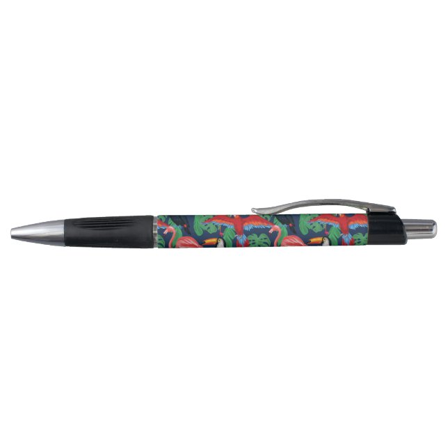 Stylo Oiseaux tropicaux dans des couleurs lumineuses (Haut)