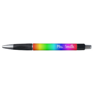 Stylo Ombre arc-en-ciel multicouleur brillant personnali