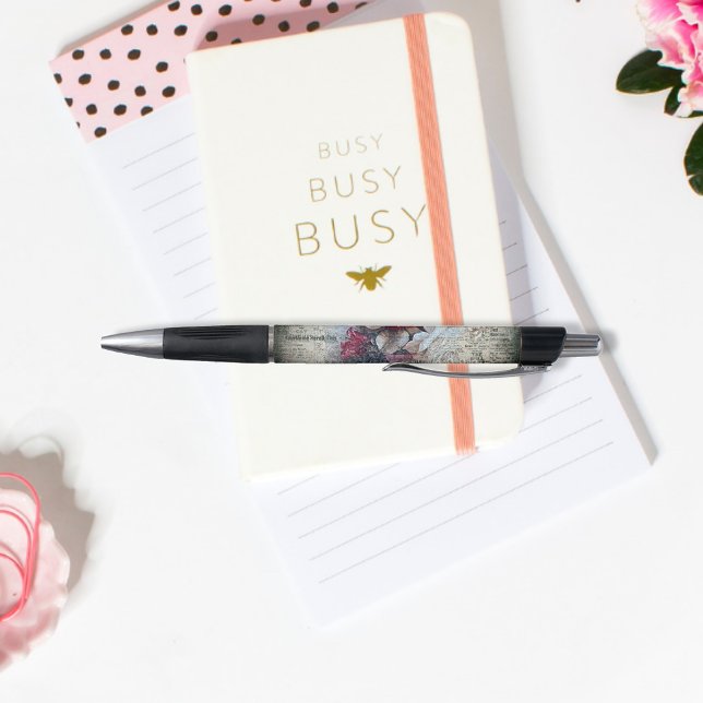 Stylo Outil d'écriture Ephémère de Rose Rouge Victorienn (Créateur téléchargé)