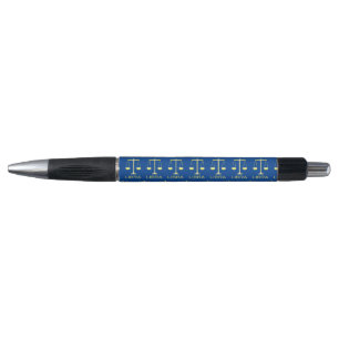 Stylo Panneau étoile balance dorée de la balance