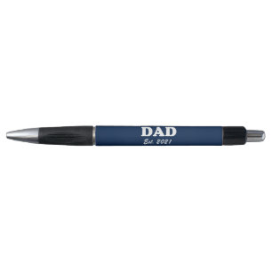 Stylo Papa Custom Date fixe marine bleu moderne