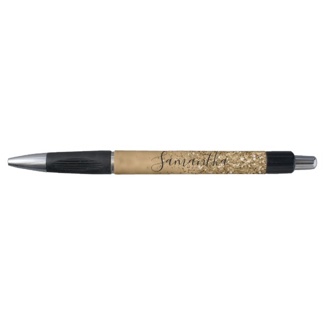 Stylo Parties scintillant Girly Gold Sparkle (Devant)