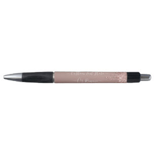 Stylo Parties scintillant rose Gold Blush - Votre texte