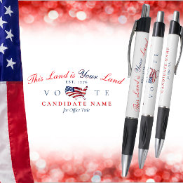 Stylo Patriotic America 250 Map This Land is Your Land