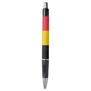 Stylo patriotique avec drapeau de Belgique