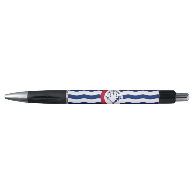 Stylo patriotique avec drapeau de Cincinnati, USA (Devant)