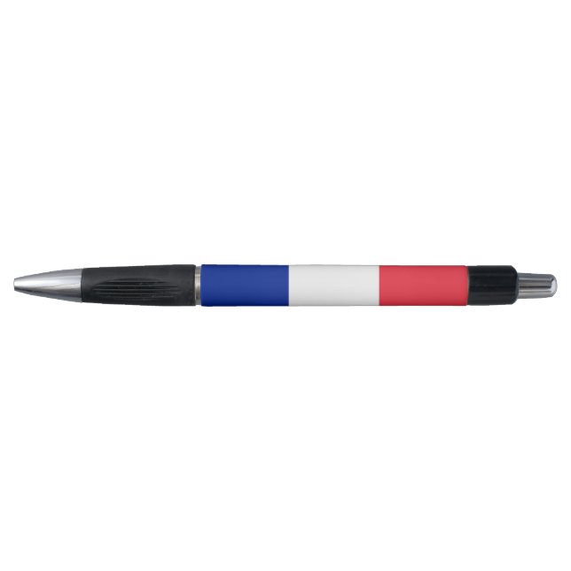 Stylo patriotique avec drapeau de la France (Devant)