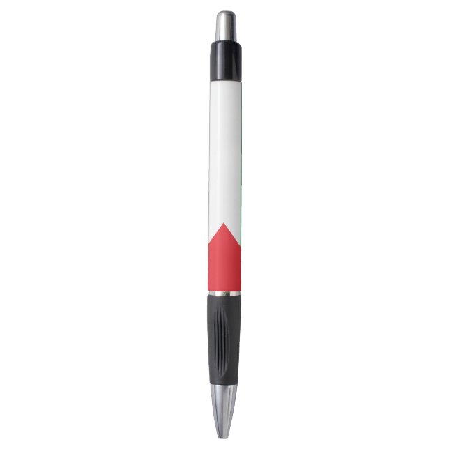 Stylo patriotique avec drapeau de la Palestine (Devant (Vertical))