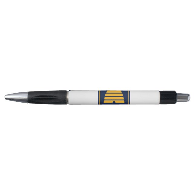 Stylo Patriotique avec drapeau de l'Etat de l'Utah (Devant)