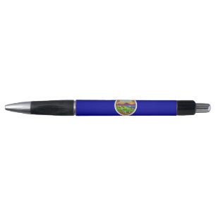 Stylo patriotique avec drapeau de l'état du Kansas