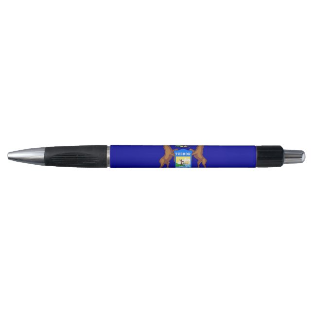 Stylo patriotique avec drapeau de l'État du Michig (Devant)