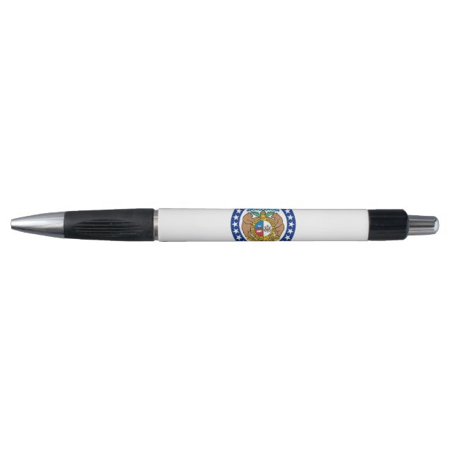 Stylo patriotique avec drapeau de l'État du Missou (Devant)