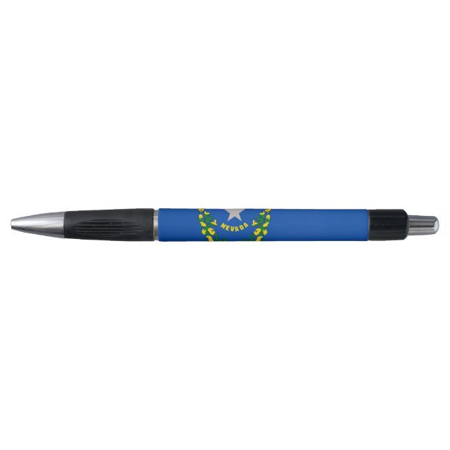 Stylo patriotique avec drapeau de l'état du Nevada (Devant)