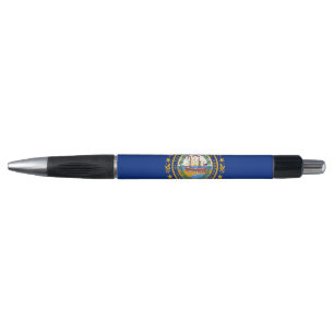 Stylo patriotique avec drapeau de l'État du New Ha