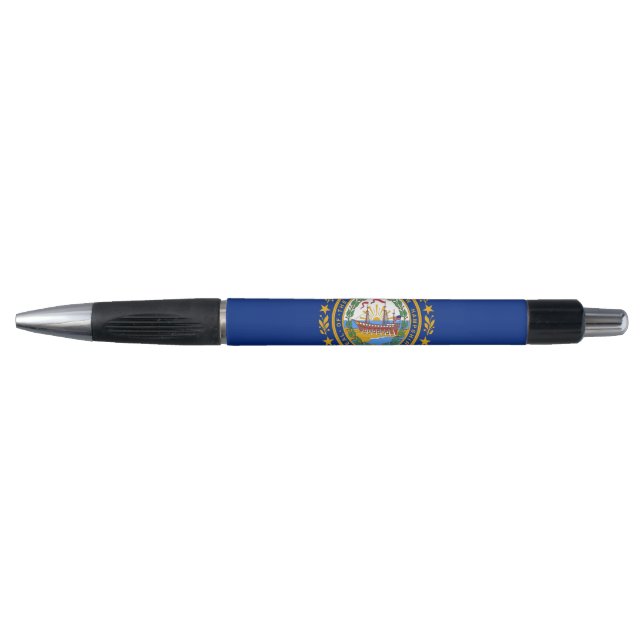 Stylo patriotique avec drapeau de l'État du New Ha (Devant)