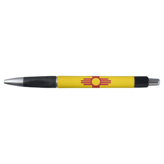 Stylo patriotique avec drapeau de l'État du Nouvea (Devant)