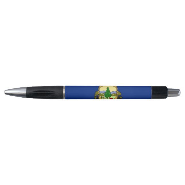 Stylo patriotique avec drapeau de l'État du Vermon (Devant)