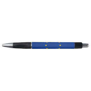 Stylo patriotique avec drapeau de l'Union européen