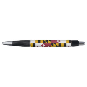Stylo Patriotique avec drapeau de Maryland State,