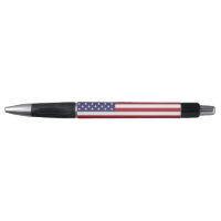 Stylo patriotique avec drapeau des Etats-Unis.