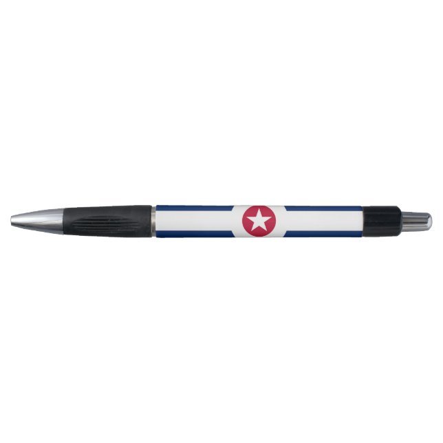 Stylo patriotique avec drapeau d'Indianapolis City (Devant)