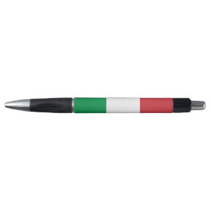 Stylo patriotique avec drapeau d'Italie