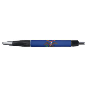 Stylo patriotique avec drapeau du Dakota du Nord,