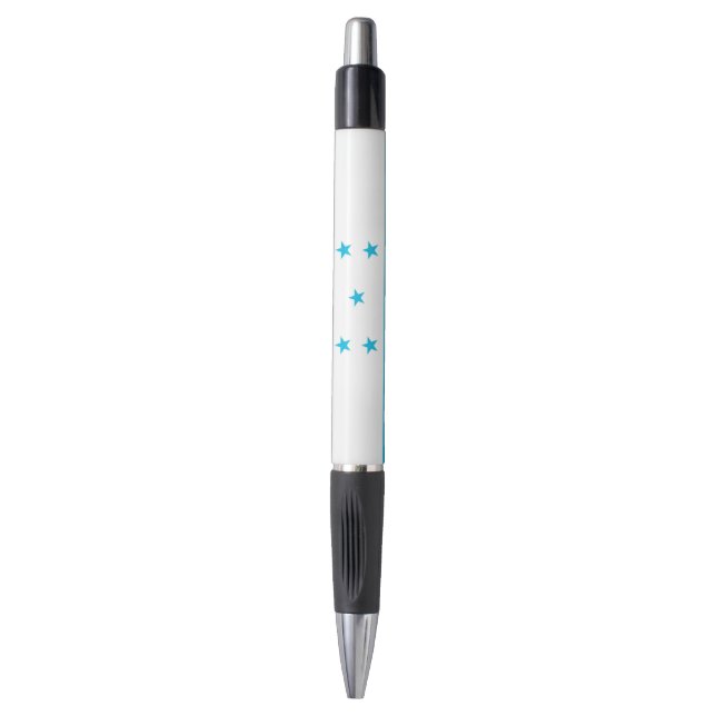 Stylo patriotique avec drapeau du Honduras (Devant (Vertical))