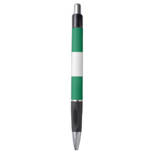 Stylo patriotique avec drapeau du Nigeria
