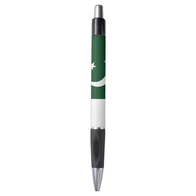 Stylo patriotique avec drapeau du Pakistan (Devant (Vertical))